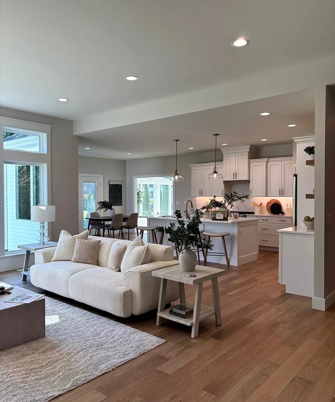 A bright, freshly finished open-plan home ready to move in